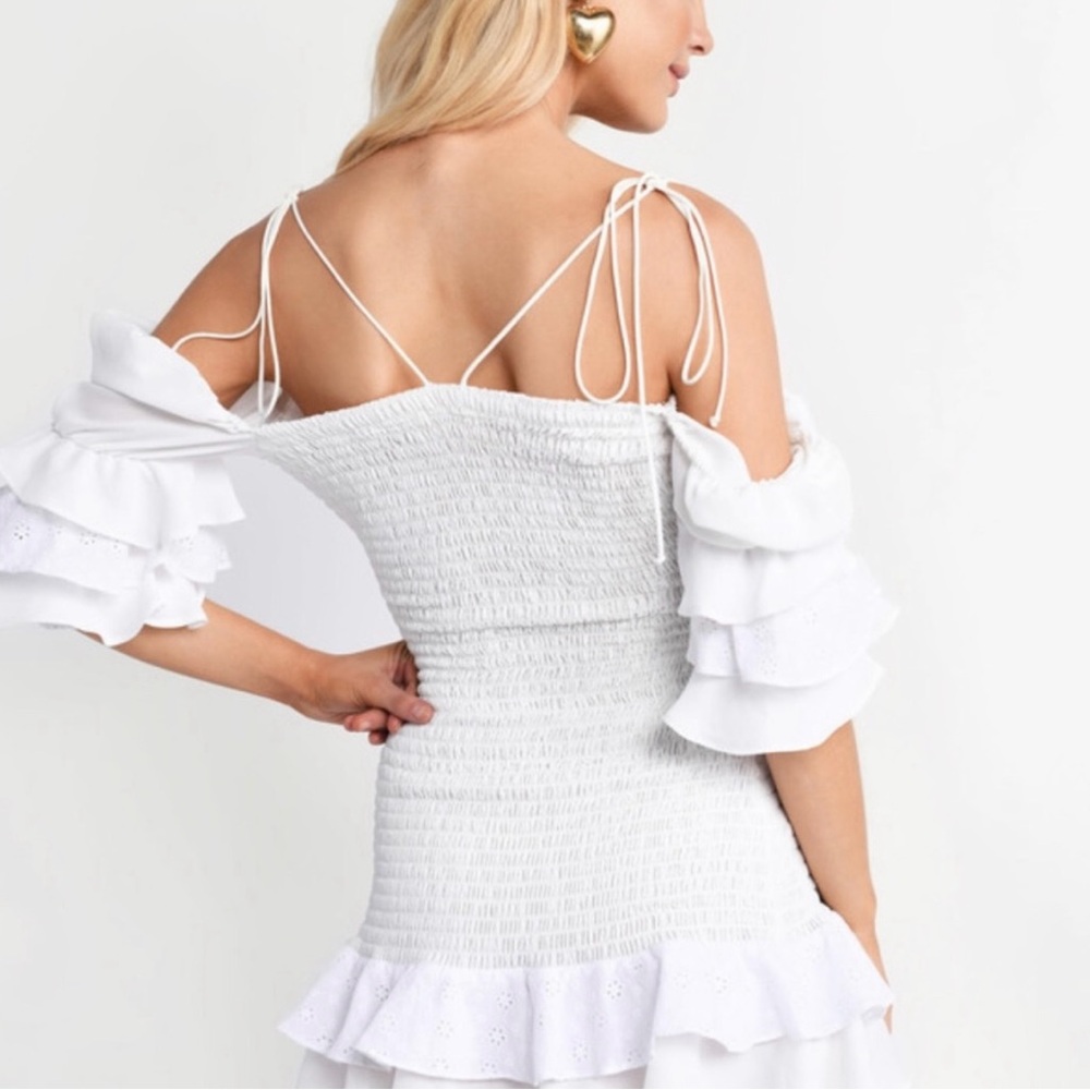 For Love And Lemons White Mini Dress - Picture 8 of 12